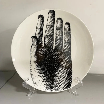 8-Inch Ceramic Ring Jewelry Dish - Designer Decorative Plate for Couples | The Couple Corner