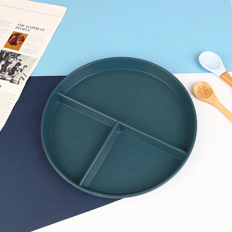 3-Compartment Divided Dinner Plate - Portion Control Plate for Couples | The Couple Corner