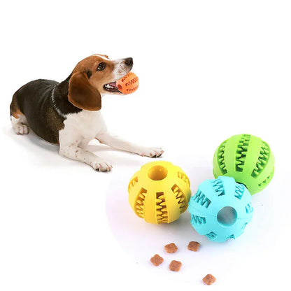 Oral Hygiene Dog Ball Toy - Dental Care During Playtime