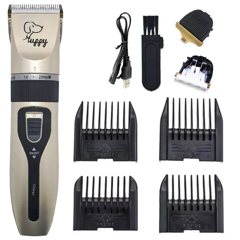 RikiSky Professional Dog Clipper - Rechargeable Hair Trimmer Set