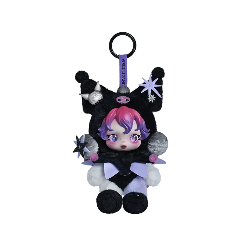 Pop Mart SKULLPANDA × KUROMI Plush Pendant - Sanrio Collab | The Couple Corner