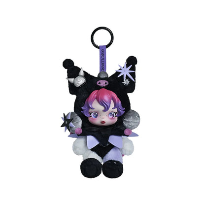 Pop Mart SKULLPANDA × KUROMI Plush Pendant - Sanrio Collab | The Couple Corner