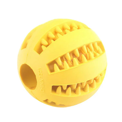 Oral Hygiene Dog Ball Toy - Dental Care During Playtime