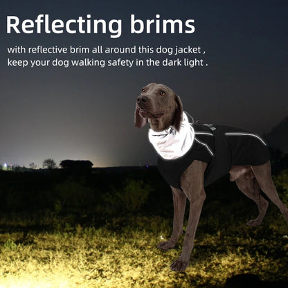 Luxury Winter Jacket for Dogs - Waterproof & Reflective Warm Coat