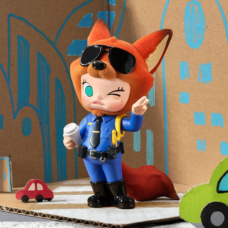 Pop Mart MOLLY × Zootopia Co-branded Series Blind Box | Collectible Figures The Couple Corner