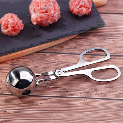 Kitchen Accessories Gadgets - Meatball Maker Clip, Fish Ball, Rice Ball Making Mold Form Tool, Stainless Steel Cuisine | Kitchen The Couple Corner