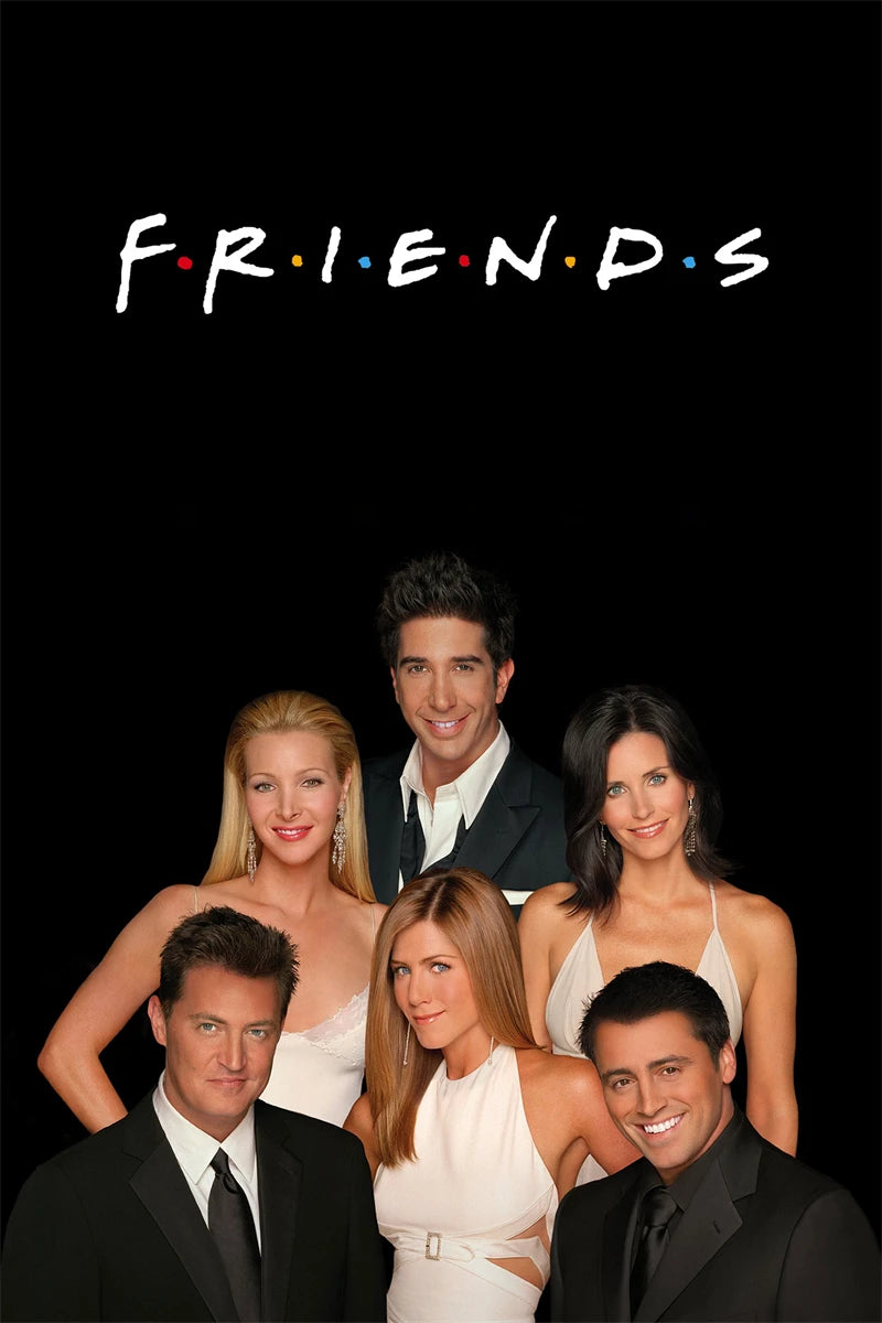Friends TV Show Canvas Art - Customizable Couples Wall Decor for Living Room & Shared Memory Displays
