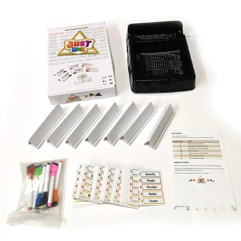 Just One Party Game - Collaborative Word Game for 3-7 Players | The Couple Corner