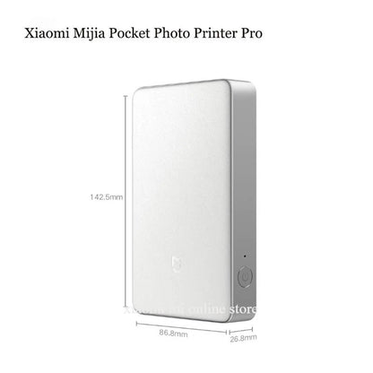 Mijia Pocket Photo Printer Pro AR Video Photo Bluetooth Connection Integrated Automatic Film Covering HD Printing | The Couple Corner