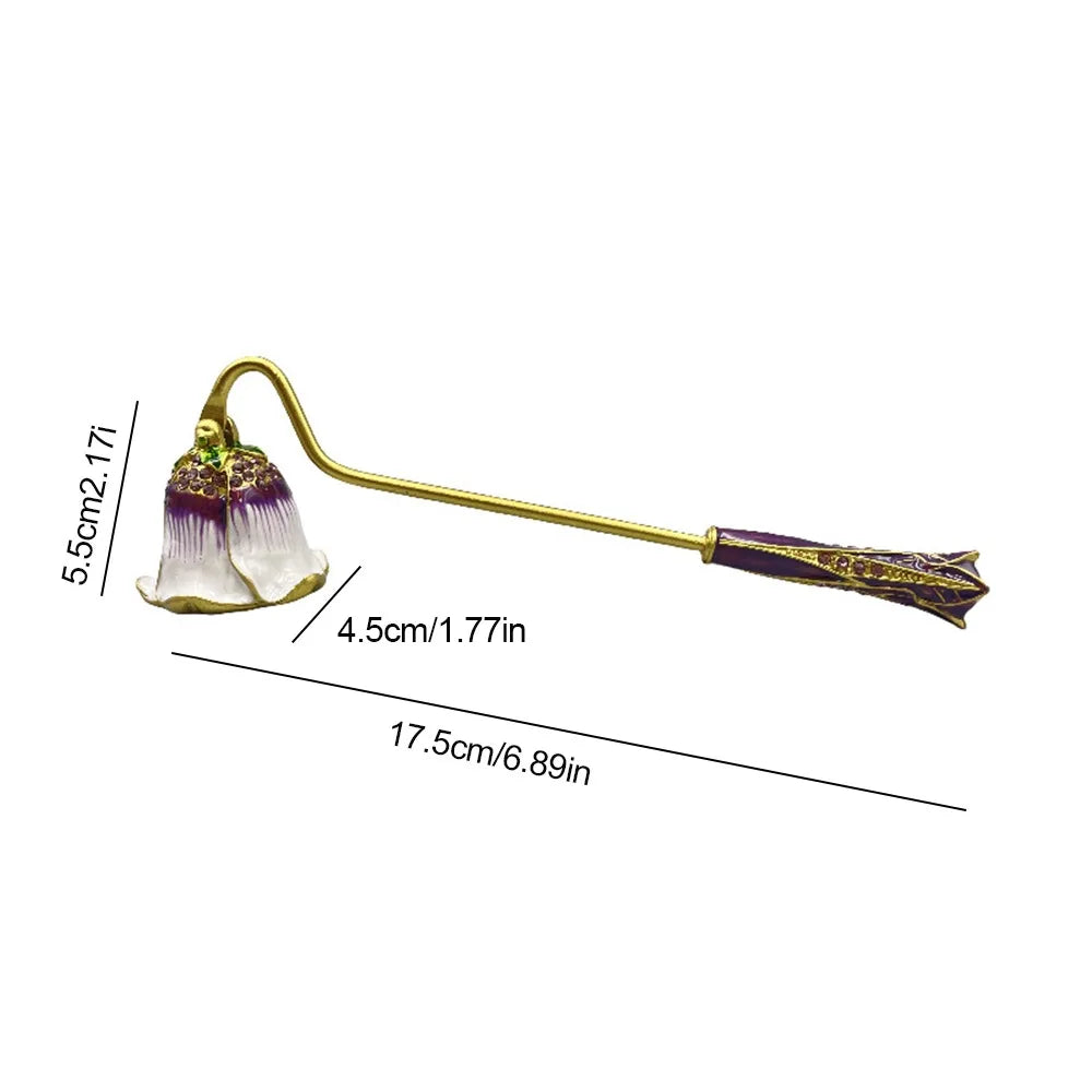 Metal Candle Snuffer - Elegant Long Handle Tool for Safe Candle Care | Home Accessories The Couple Corner