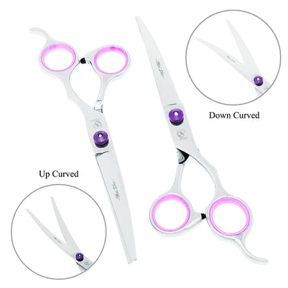 Meisha 7" Professional Dog Grooming Scissors - Japanese Steel Pet Shears Set | Pet Grooming Tool The Couple Corner