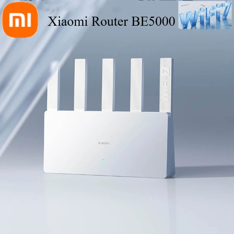 Xiaomi Router BE5000 - WiFi 7 Router with 5011Mbps & Dual Broadband | Networking Equipment The Couple Corner