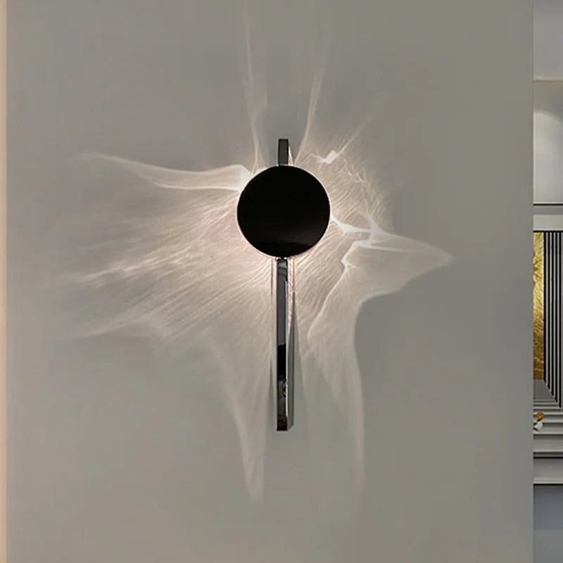 Italian Designer Water Ripple Wall Lamp - Minimalist Luxury Lighting | The Couple Corner