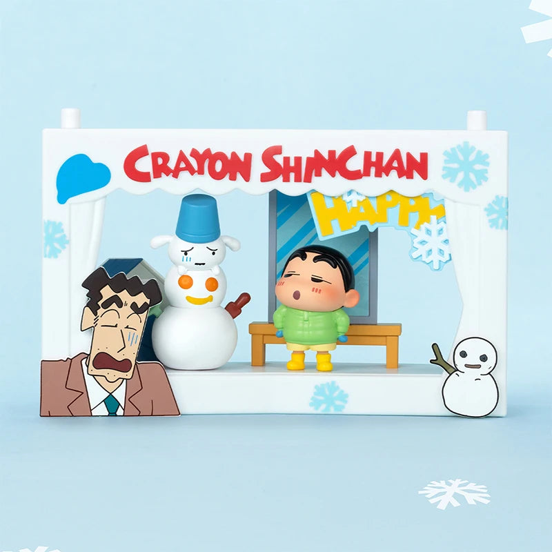 Pop Mart Crayon Shinchan Life Theatre Series Blind Box | The Couple Corner