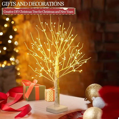 144 LED Birch Tree Light - Warm White USB & Battery Powered Holiday Decor for Couples | The Couple Corner