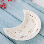 Moon Jewelry Dish - Modern Nordic Ceramic Trinket Tray
