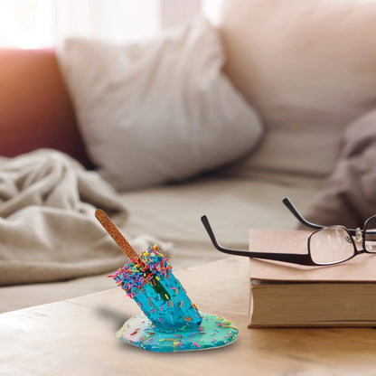 Melting Popsicle Sculpture - Handmade Resin Art for Couples' Home Decor & Conversation Starter | The Couple Corner
