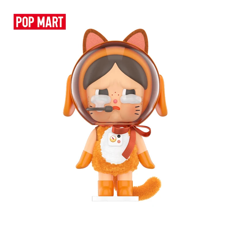 Pop Mart Crybaby Space Cat Figurine - Orange Edition | The Couple Corner