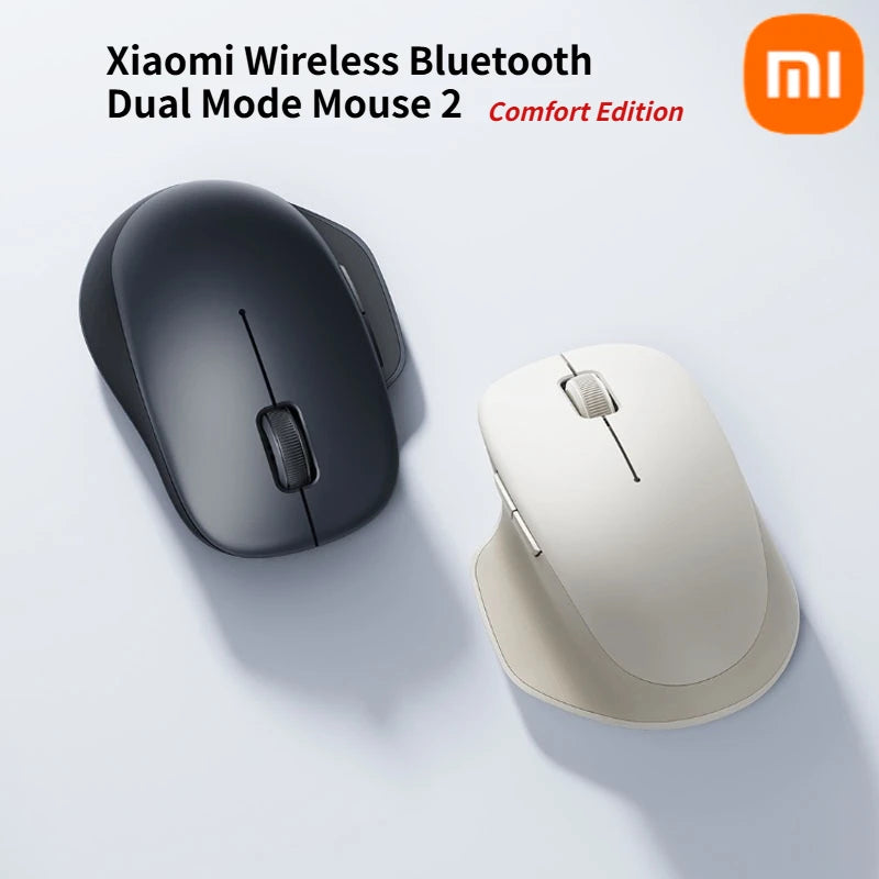 Xiaomi Wireless Mouse 2 Comfort Edition - Dual Mode Bluetooth & 2.4GHz | Computer Accessories The Couple Corner