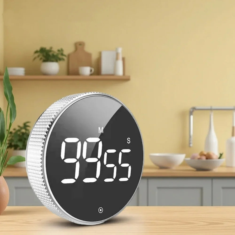 LED Digital Kitchen Timer - Magnetic Countdown Timer for Cooking & Baking | The Couple Corner