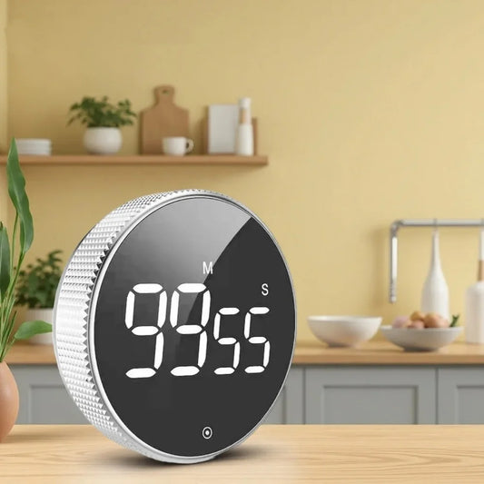 LED Digital Kitchen Timer - Magnetic Countdown Timer for Cooking & Baking | The Couple Corner