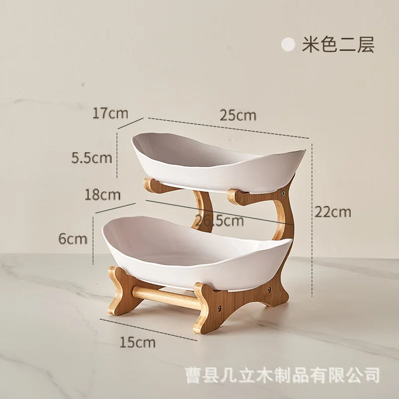 Plastic Fruit Plate Stand - Modern Snack Dish for Couples | The Couple Corner