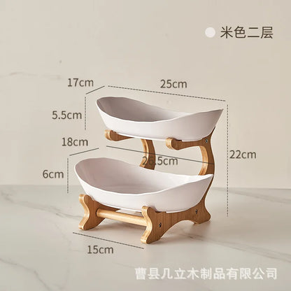 Plastic Fruit Plate Stand - Modern Snack Dish for Couples | The Couple Corner