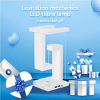 Gravity Defying Levitating LED Bulb - Wireless Charging Desk Lamp for Couples' Modern Bedroom