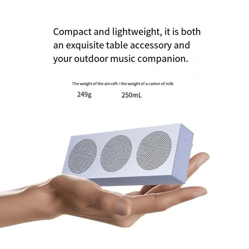 Xiaomi portable Bluetooth speaker with ultra-thin metal body, built-in 750 songs offline playback, IP66 dustproof and waterproof | The Couple Corner