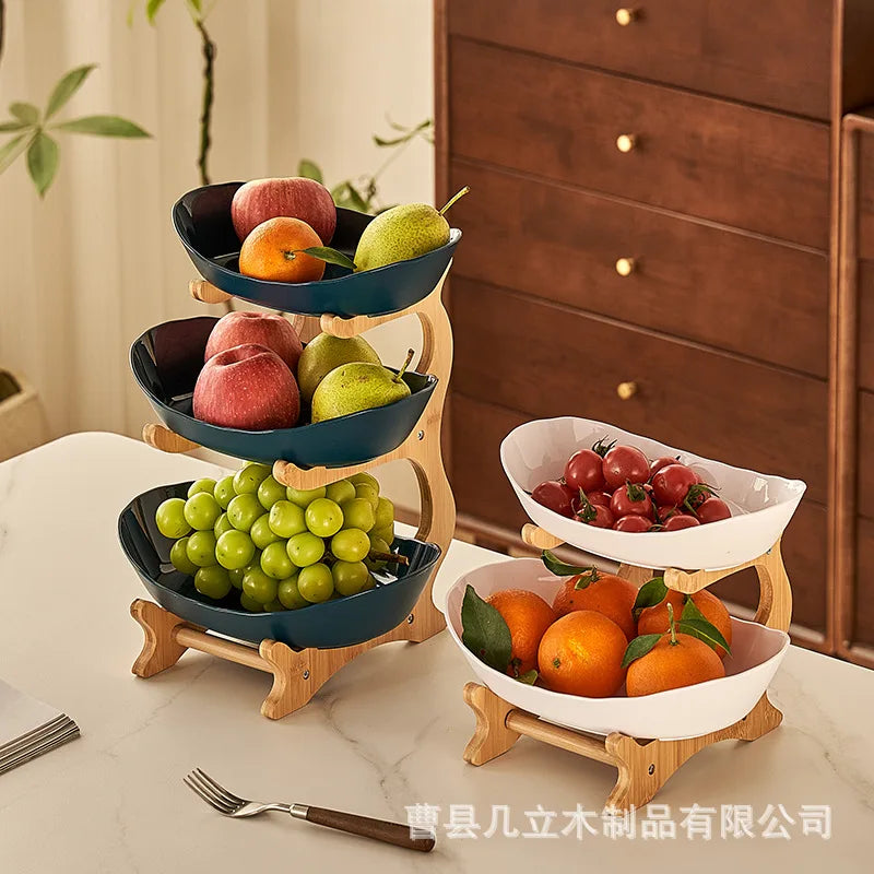 Plastic Fruit Plate Stand - Modern Snack Dish for Couples | The Couple Corner