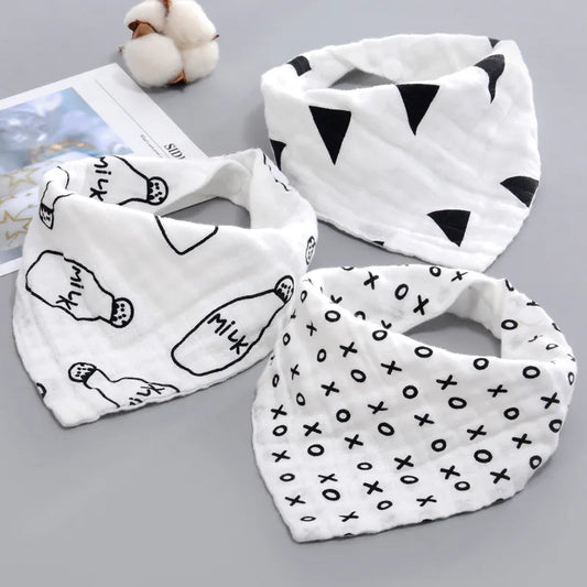 Cotton Dog Bandana Scarf - Summer Pet Accessory for Small Dogs and Cats