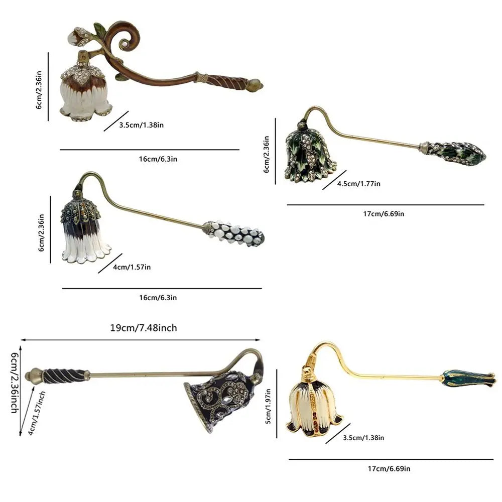 Metal Candle Snuffer - Elegant Long Handle Tool for Safe Candle Care | Home Accessories The Couple Corner