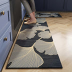 Luxury Anti-Fatigue Kitchen Mat for Couples - Waterproof Non-Slip Rug for Comfortable Standing