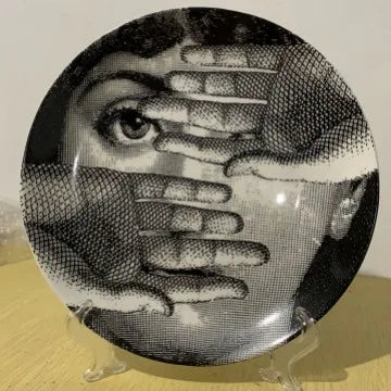 8-Inch Ceramic Ring Jewelry Dish - Designer Decorative Plate for Couples | The Couple Corner