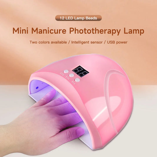 36W UV LED Nail Lamp with Sensor - Self-Care Gift for Her | The Couple Corner