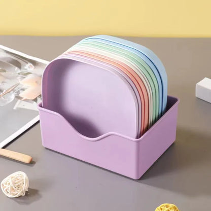 10-Piece Plastic Dish Set - Party Snack Plates for Couples - 1 set One Size | The Couple Corner