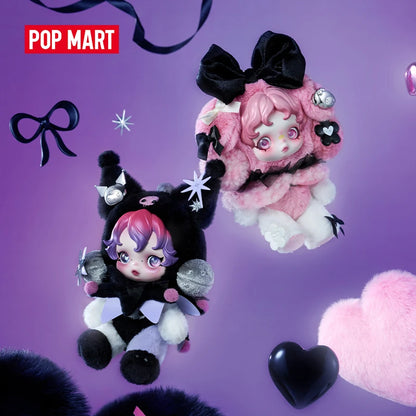 Pop Mart SKULLPANDA × KUROMI Plush Pendant - Sanrio Collab | The Couple Corner