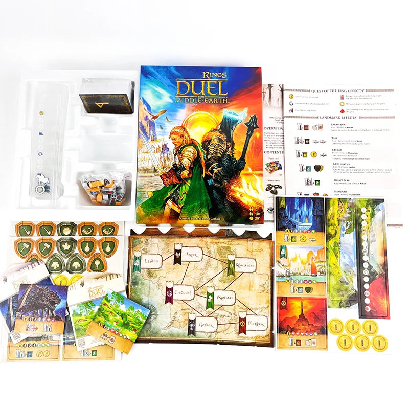 The Rings Duel for Middle-Earth - Epic 2-Player Fantasy Board Game | The Couple Corner