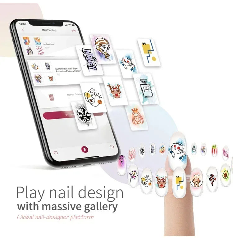 Smart Nail Printer 3D Digital - Luxury Anniversary Gift for Her | The Couple Corner