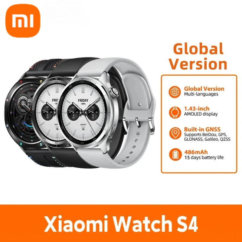 Xiaomi Watch S4 - 1.43" AMOLED Smartwatch with NFC & 150+ Sports Modes | Smart Watches The Couple Corner