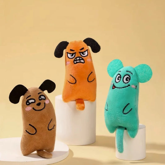 Cartoon Cat and Dog Shaped Plush Toys