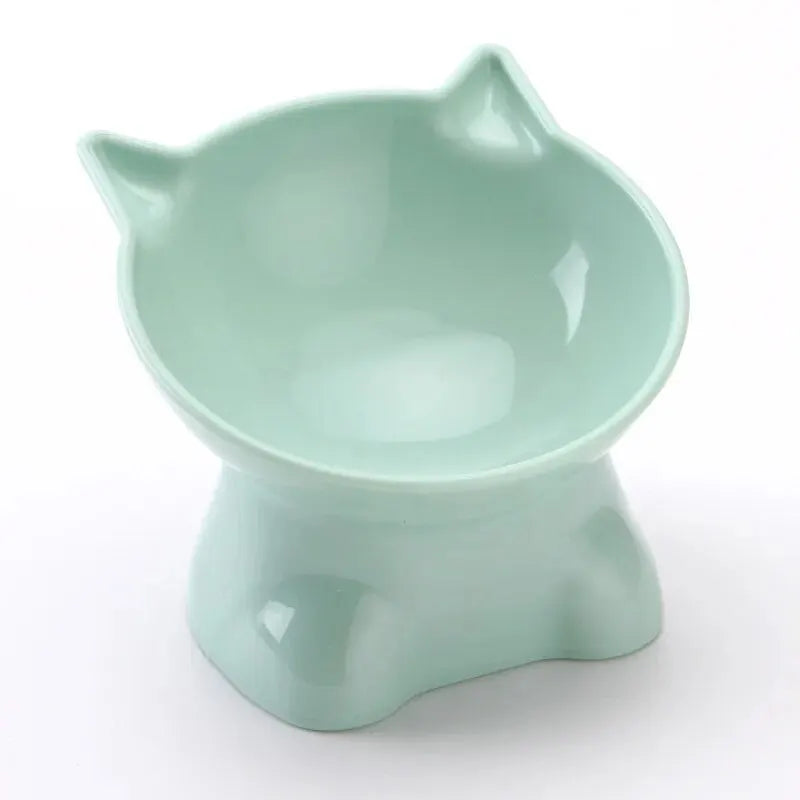 Protecting Cervical Vertebrae Cat Bowl with High Feet