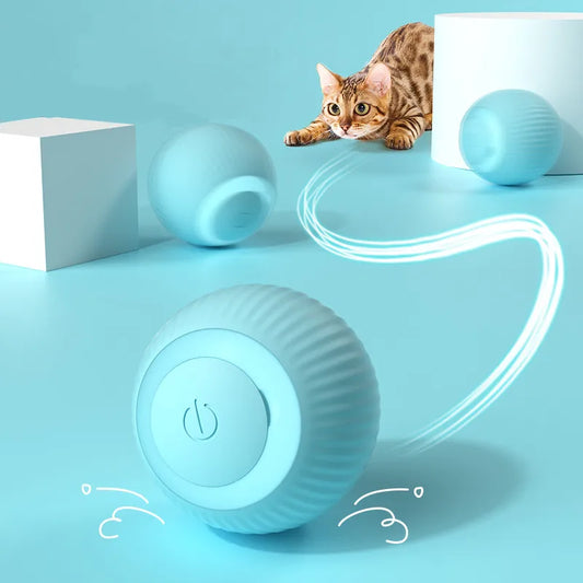 Electric Cat Ball Toy – Automatic Rolling Interactive Fun for Cats