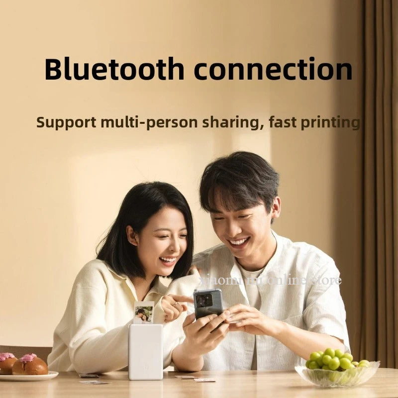 Mijia Pocket Photo Printer Pro AR Video Photo Bluetooth Connection Integrated Automatic Film Covering HD Printing | The Couple Corner