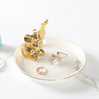 Nordic Ceramic Jewelry Tray - Cactus Ring Holder Necklace Display Plate