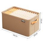 Couples Closet Harmony Organizers - Collapsible Storage Boxes for Shared Wardrobe & Relationship Bliss