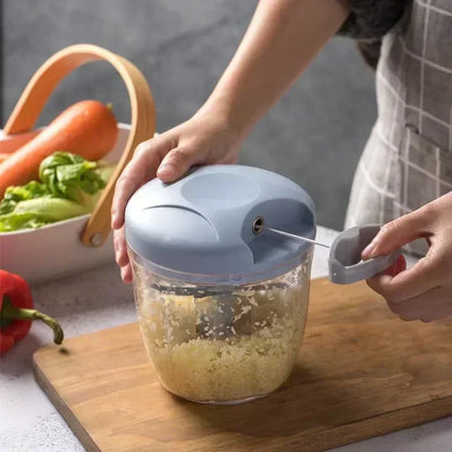 Kitchen Garlic Press - Manual Multi-Function Grinder & Chopper for Effortless Shared Cooking | Kitchen The Couple Corner