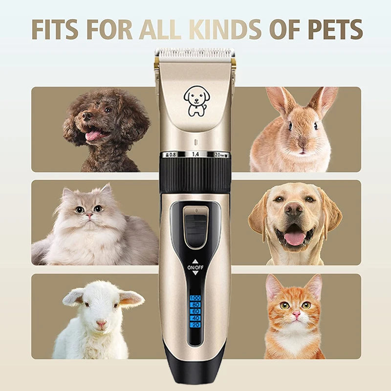 RikiSky Professional Dog Clipper - Rechargeable Hair Trimmer Set