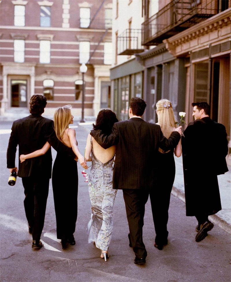 Friends TV Show Canvas Art - Customizable Couples Wall Decor for Living Room & Shared Memory Displays