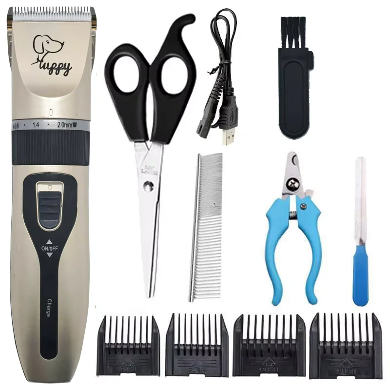 RikiSky Professional Dog Clipper - Rechargeable Hair Trimmer Set